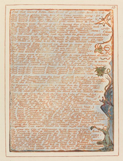 Jérusalem, Planche 13 - William Blake